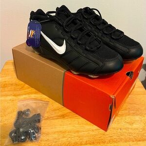 Nike Air Zoom Barracuda Black White Football Cleats Mens